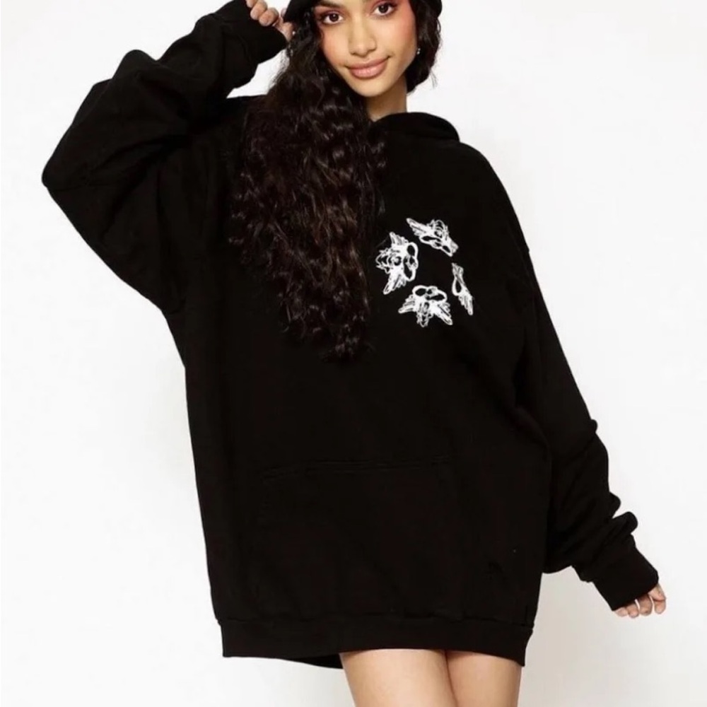 Boys Lie Black T Shirt Hoodie
